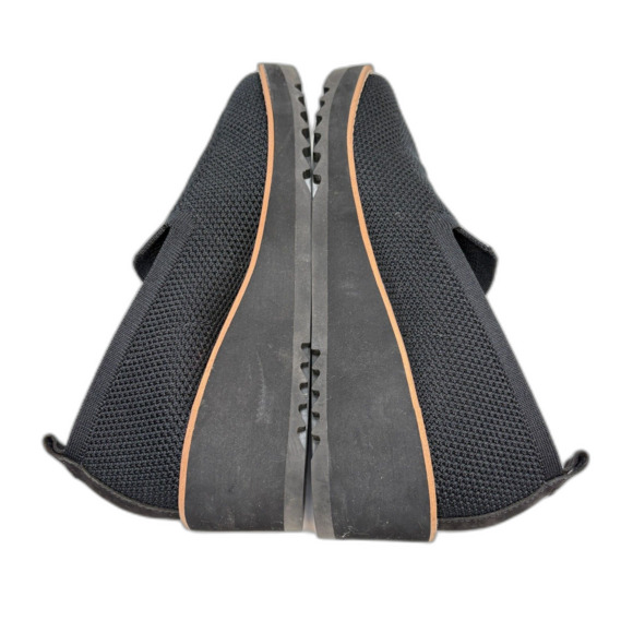 EILEEN FISHER Lindy Black  Novo Stretch Knit Platform Wedges  Womens Size 8.5 - Picture 5 of 10